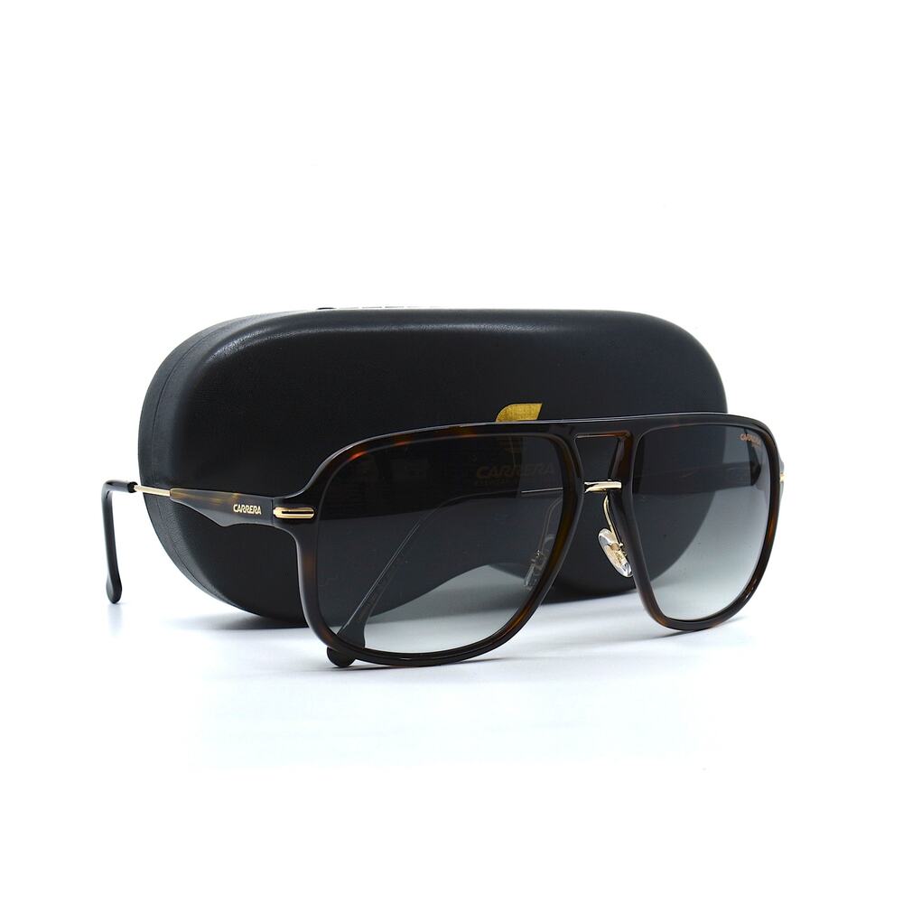 BRAND NEW CARRERA 296/S HAVANA GREEN GRADIENT MEN'S SUNGLASSES - Picture 8 of 9